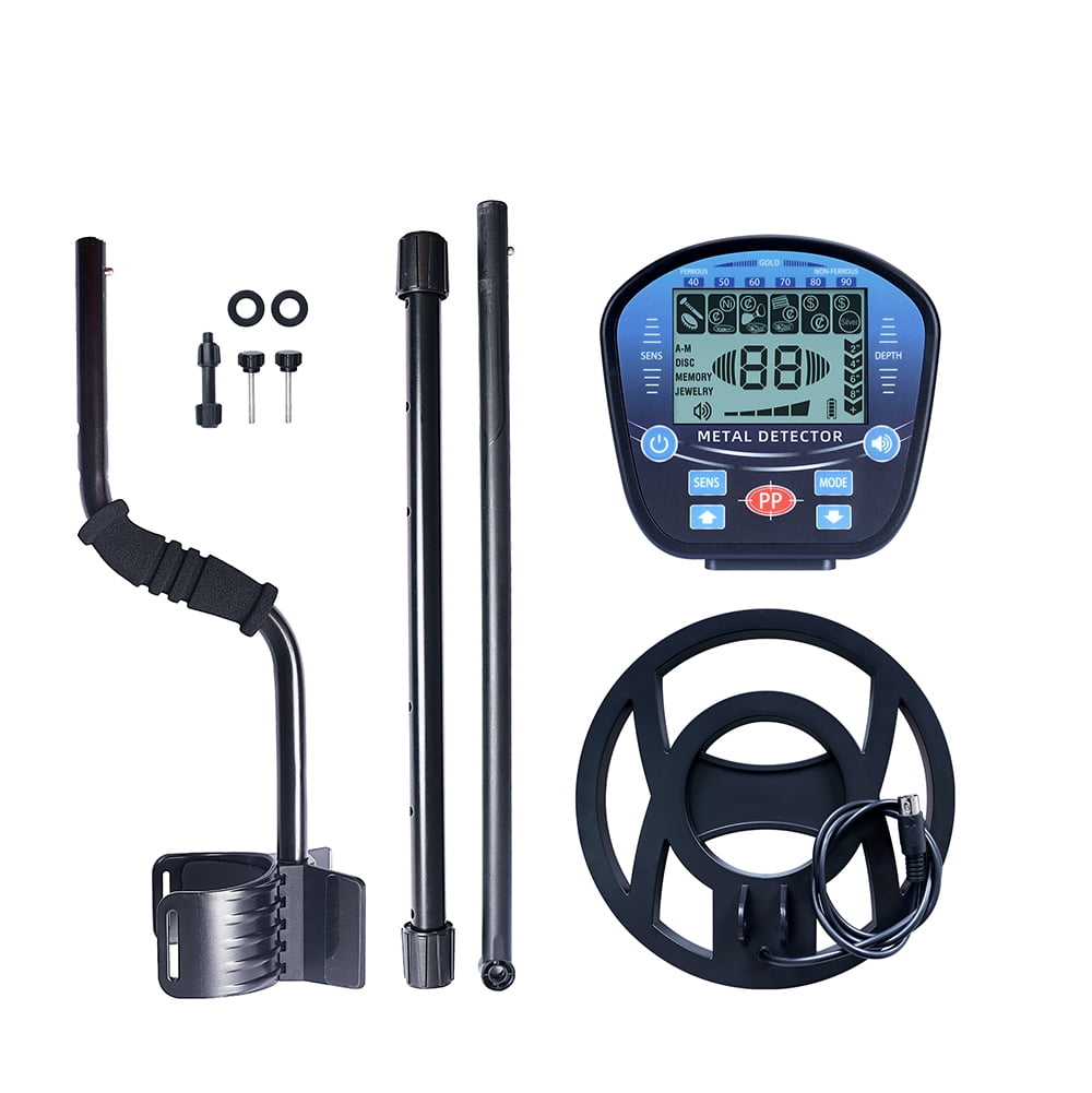 Fovendi 10" Metal Detector for Adults Waterproof-Professional Higher Accuracy Metal Finder with LCD Display & 5 Mode, 3 Audio Tone Gold Detector for Gift
