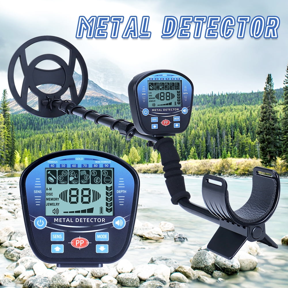 Fovendi 10" Metal Detector for Adults Waterproof-Professional Higher Accuracy Metal Finder with LCD Display & 5 Mode, 3 Audio Tone Gold Detector for Gift