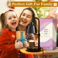 Fimilo Candle Warmer Lamp with Timer and Dimmer - Electric Candle Lamp Warmer with 2 Bulbs for Jar Candles - Present for Mom Mother's Day Christmas Home Decor