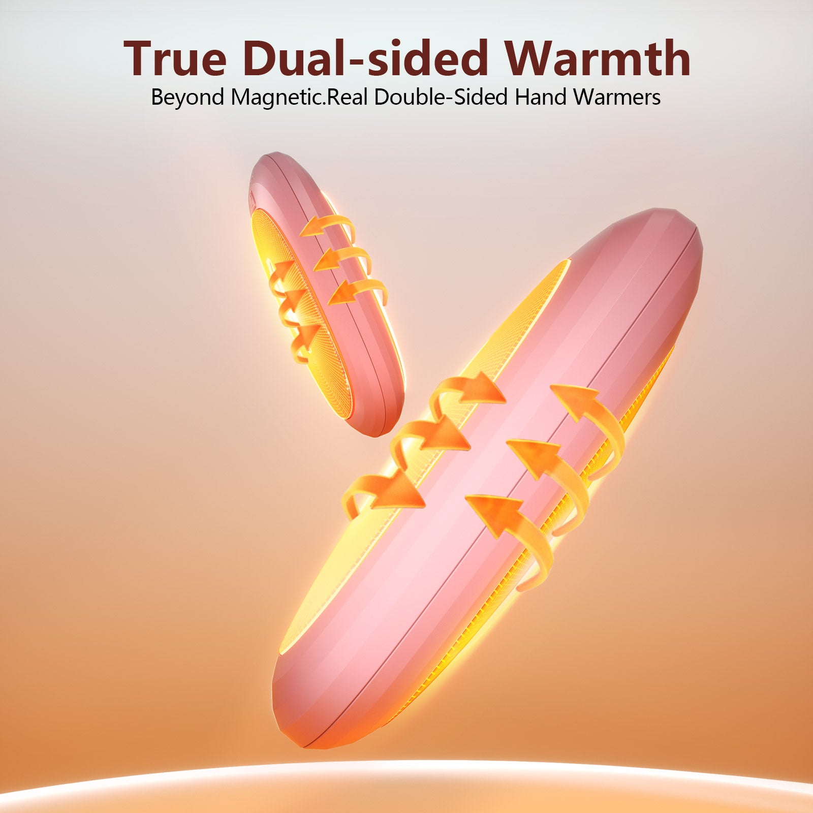 Hand Warmers Rechargeable, 14000mAh Hand Warmer 2 Pack with charging bin, Portable Heater Pocket Warmer, Electric Handwarmers, Gifts for Christmas, Outdoor, Golf, Hunting, Camping(Pink)