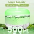 Fimilo 500ml Essential Oil Diffuser with 6*10ml Essential Oils Set, Upgraded White Wood Color Base Flower Aromatherapy Diffusers with Remote Control, Aroma Diffuser for Home Office