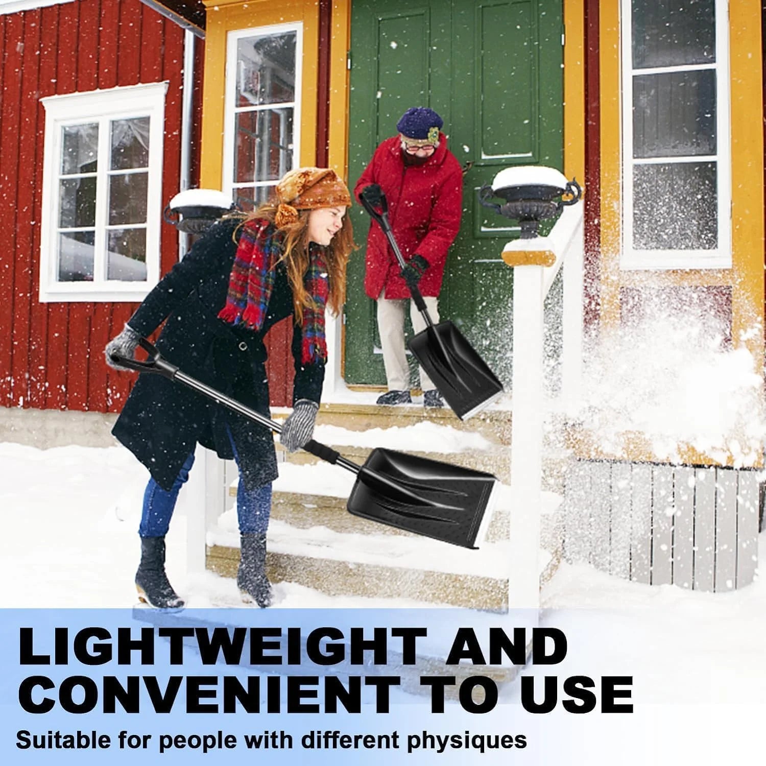 Electric Snow shovel with Directional Plate for Driveway & Sidewalks
