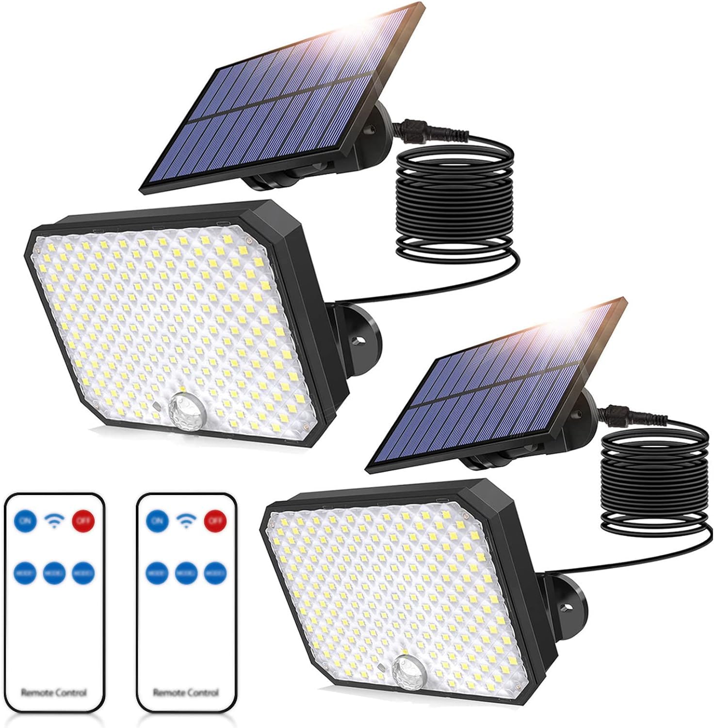 TANBABY 2 Pack Ultra Outdoor Solar Lights