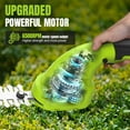 Fovendi Cordless Hedge Trimmer, 2 in 1 Handheld Grass Shear & Shrubbery Trimmer with 2 ×12V Battery and Charger for Garden, Lawn